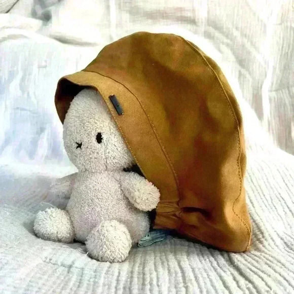 SIR the label Accessories - Sir. The Label Linen Cotton Beret Camel Beige Nude Tan Color Size S